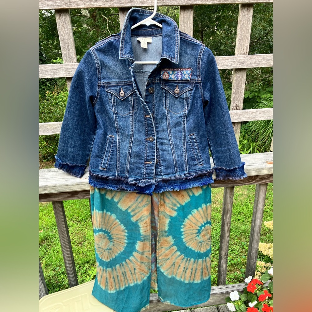 Jean jacket duster